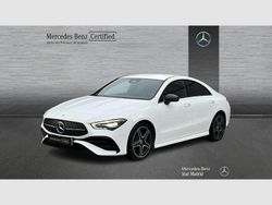 Blanco Usado 2025 Mercedes CLA220 AMG line Berlina | 42.490 € (Precio justo)
