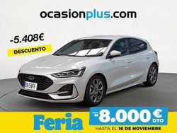 Gris Usado 2024 Ford Focus ST-Line Berlina | 20.990 € (Precio justo)