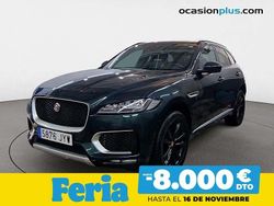 Verde Usado 2017 Jaguar F-Pace S SUV | 27.900 €