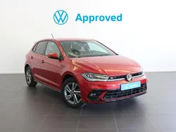 Rojo Usado 2022 VW Polo R-line Berlina | 17.500 € (Precio justo)