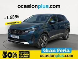 Azul Usado 2021 Peugeot 3008 Allure SUV | 18.000 € (Precio justo)