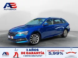 Azul Usado 2020 Skoda Superb Style Familiar | 18.600 € (Precio justo)