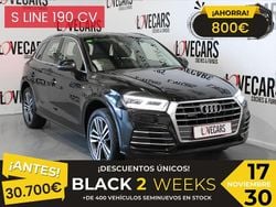 Negro Usado 2019 Audi Q5 S-Line SUV | 29.900 € (Precio justo)