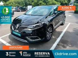 Negro Usado 2016 Renault Espace Initiale Monovolumen | 15.890 € (Precio justo)