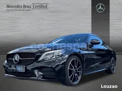 Negro obsidiana Usado 2023 Mercedes C220 AMG line Coupe | 49.600 € (Un poco caro)