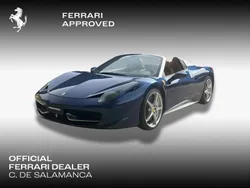 Azul Usado 2012 Ferrari 458 | 249.000 €