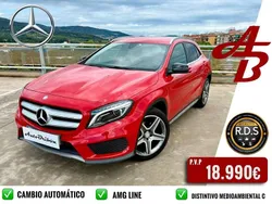 Rojo Usado 2016 Mercedes GLA220 AMG line SUV | 18.990 € (Buen precio)
