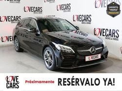 Negro Usado 2020 Mercedes C300e AMG Familiar | 28.700 € (Precio justo)