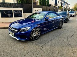 Azul Usado 2018 Mercedes C220 Descapotable | 27.500 € (Precio justo)
