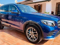 Azul Usado 2017 Mercedes GLC350 AMG line SUV | 26.500 € (Precio justo)