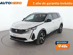 Blanco Usado 2021 Peugeot 5008 GT Monovolumen | 22.999 € (Precio justo)