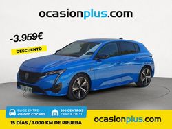 Azul Usado 2021 Peugeot 308 GT Berlina | 19.350 € (Precio justo)
