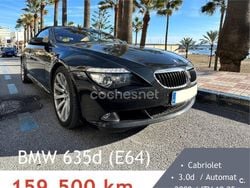 Negro Usado 2008 BMW 635 Cabriolet Descapotable | 17.700 €