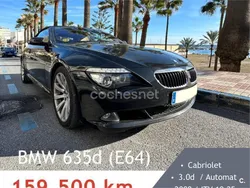 Negro Usado 2008 BMW 635 Cabriolet Descapotable | 19.800 €