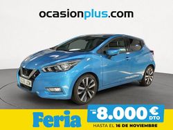 Azul Usado 2017 Nissan Micra Tekna Utilitario | 13.150 € (Precio justo)
