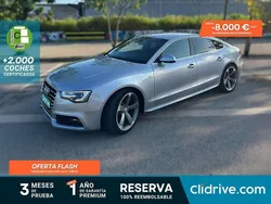 Gris Usado 2015 Audi A5 Sportback Advanced Berlina | 20.490 € (Un poco caro)