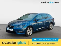 Azul Usado 2015 Seat Leon FR Familiar | 14.400 € (Precio justo)