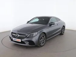 Gris Usado 2019 Mercedes C220 AMG line Coupe | 30.399 € (Precio justo)