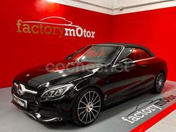 Negro Usado 2017 Mercedes C220 Descapotable | 24.900 € (Precio justo)