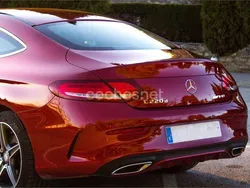 Rojo Usado 2016 Mercedes C220 AMG line Coupe | 26.590 € (Un poco caro)