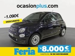 Negro Usado 2019 Fiat 500 Lounge Berlina | 11.990 €