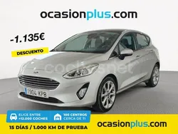 Gris / plata Usado 2018 Ford Fiesta Titanium Utilitario | 12.490 € (Un poco caro)