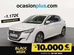Blanco Usado 2021 Peugeot 208 Allure Utilitario | 12.900 € (Precio justo)