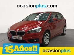 Rojo Usado 2015 BMW 218 Active Tourer Monovolumen | 10.900 € (Precio justo)