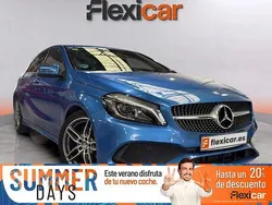 Azul Usado 2016 Mercedes A180 AMG line | 18.990 € (Un poco caro)