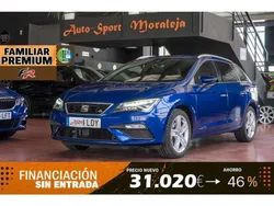 Azul Usado 2020 Seat Leon ST FR Familiar | 15.900 € (Precio justo)