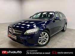 Azul Usado 2019 Mercedes C200 Familiar | 24.490 € (Un poco caro)
