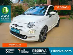 Blanco Usado 2016 Fiat 500C Lounge Descapotable | 9290 € (Precio justo)