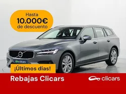 Gris Usado 2021 Volvo V60 Momentum Familiar | 24.990 € (Un poco caro)