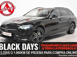 Negro Usado 2022 Mercedes C300e AMG line Familiar | 35.890 € (Precio justo)