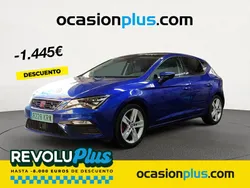 Azul Usado 2018 Seat Leon FR Berlina | 15.900 € (Precio justo)