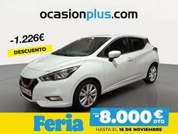 Blanco Usado 2020 Nissan Micra Acenta Berlina | 13.490 € (Precio justo)