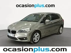 Gris plata Usado 2016 BMW 218 Active Tourer Monovolumen | 12.900 € (Precio justo)