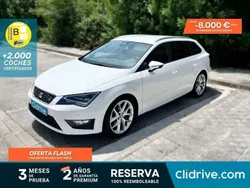 Blanco Usado 2014 Seat Leon ST FR Familiar | 13.590 € (Precio justo)