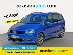 Azul Usado 2018 VW Sharan Sportline Monovolumen | 30.390 € (Precio justo)