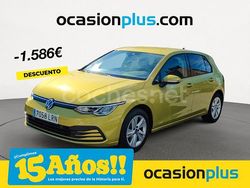 Amarillo Usado 2021 VW Golf VIII Life Berlina | 17.450 € (Buen precio)