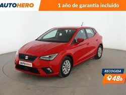 Rojo Usado 2021 Seat Ibiza Style Plus Berlina | 14.999 € (Precio justo)