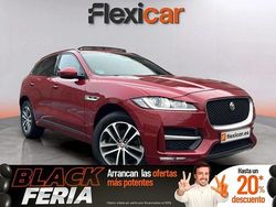 Rojo Usado 2018 Jaguar F-Pace R-Sport SUV | 24.990 € (Precio justo)