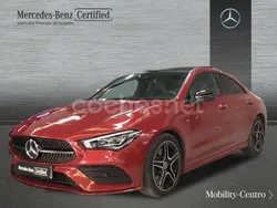 Patagonia red metallic paint Usado 2023 Mercedes CLA200 AMG line Berlina | 43.900 € (Caro)