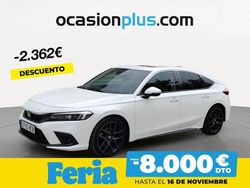 Blanco Usado 2022 Honda Civic Advance Berlina | 25.990 € (Buen precio)