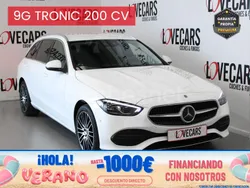 Blanco Usado 2022 Mercedes C220 Familiar | 32.900 € (Precio justo)