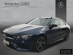 Azul denim Usado 2023 Mercedes CLA200 AMG line Berlina | 38.900 € (Precio justo)
