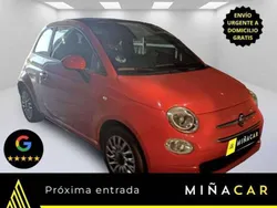 Rojo Usado 2021 Fiat 500C Lounge Descapotable | 9675 € (Precio justo)