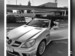 Gris / plata Usado 2007 Mercedes SLK200 Descapotable | 11.700 € (Un poco caro)
