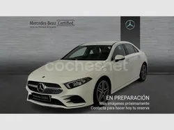 Blanco Usado 2021 Mercedes A180 AMG line Berlina | 25.990 € (Buen precio)