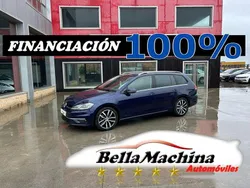 Azul Usado 2019 VW Golf VII Sportline Familiar | 11.250 € (Precio justo)